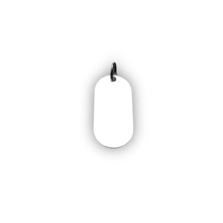 stříbrná vojenská psí známka - Dog Tag